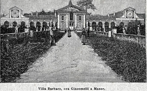 Villa Maser in una stampa del 1893